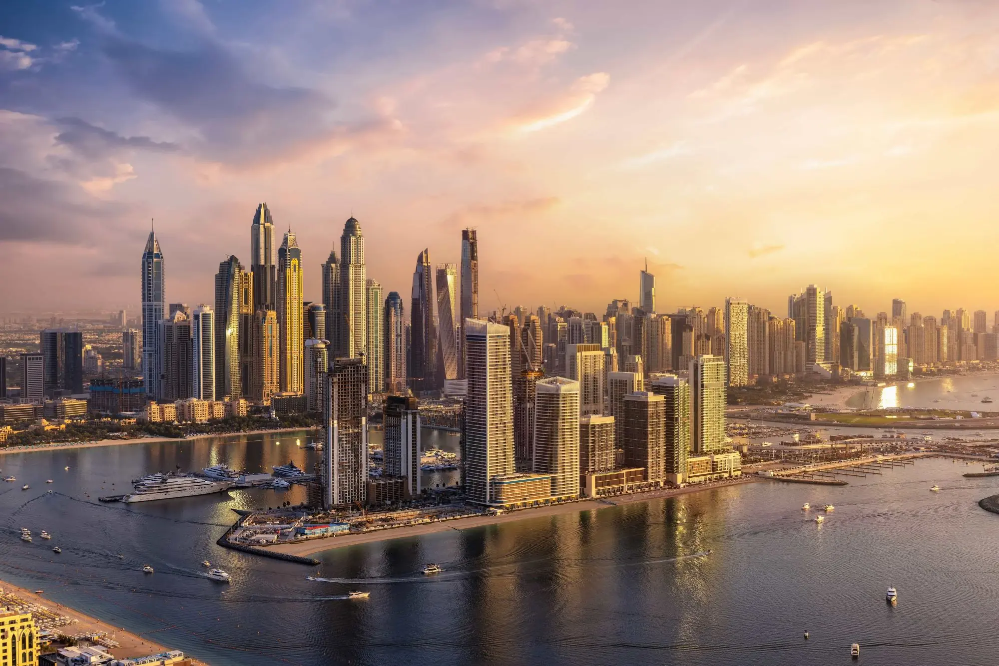 Modern real estate development in Dubai