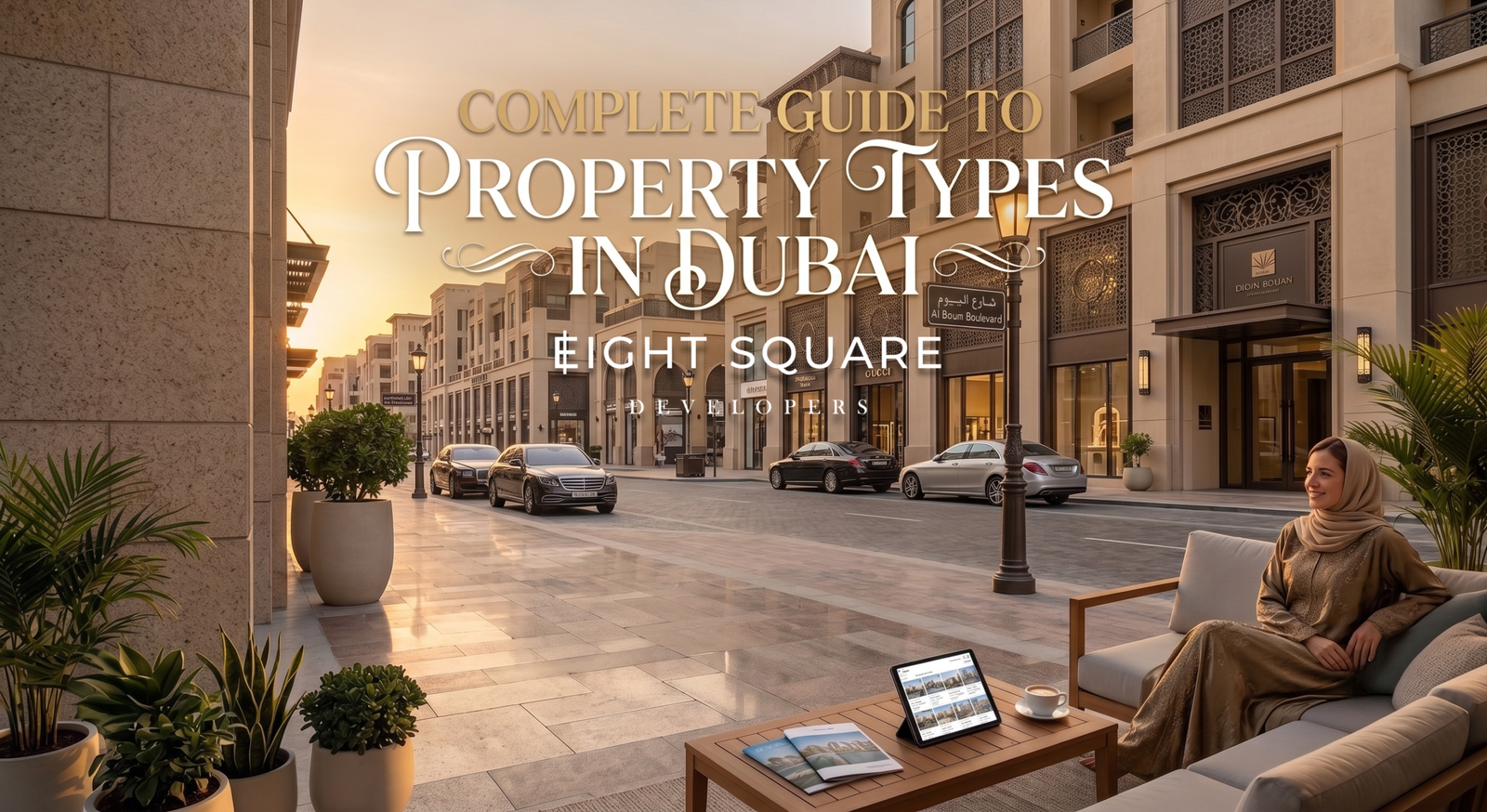 Complete guide to property types in Dubai and the UAE for USA investors with apartments, villas, and commercial buildings